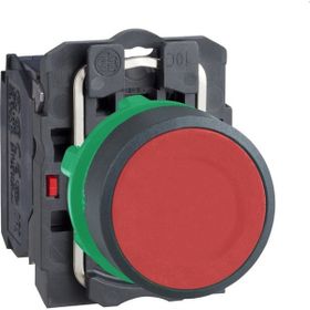 Schneider Electric XB5AA42 Kırmızı Sıva Altı Ø22 Yaylı Dönüş 1Nk İşaretsiz Buton