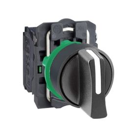 Schneider Electric XB5AD33 Siyah Mandal Ø22 3 Konumlu Sabit 2Na Buton