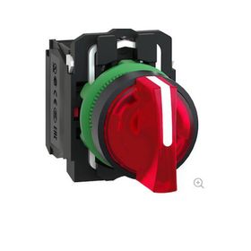 Schneider Electric XB5AK134M5 Kırmızı Işıklı Mandal Ø22 3 Konumlu Sabit 1Na+1Nk 230V Buton