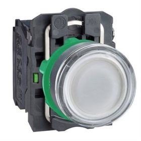 Schneider Electric XB5AW31B5 - Beyaz Işıklı Ø22 Yaylı Dönüş 1Na+1Nk 24V Buton