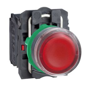 Schneider Electric XB5AW34B5 Kırmızı Eksiksiz Işıklı Yaylı Buton