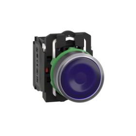 Schneider Electric XB5AW36M5 - Mavi Işıklı Ø22 Yaylı Dönüş 1Na+1Nk 220...240V Buton