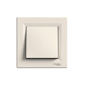 Schneider EPH0100123 Asfora Vidasız Krem Çerçeveli Anahtar