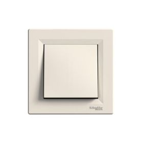 Schneider EPH0100123 Asfora Vidasız Krem Çerçeveli Anahtar