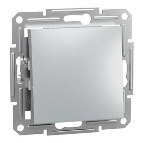 Schneider EPH0100161 Asfora Plus Alüminyum Çerçevesiz Vidasız Anahtar