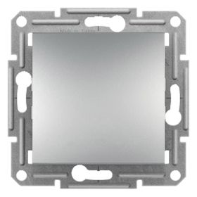 Schneider EPH0100161 Asfora Plus Alüminyum Çerçevesiz Vidasız Anahtar
