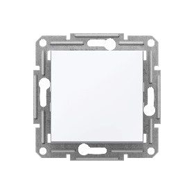 Schneider EPH0270121 Asfora Beyaz Çerçevesiz Çift Kutuplu Anahtar