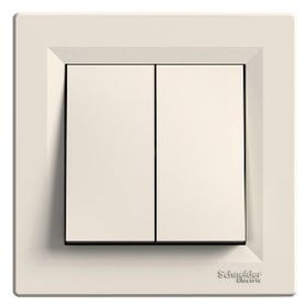 Schneider EPH0300123 Asfora Krem Çerçeveli Komütatör