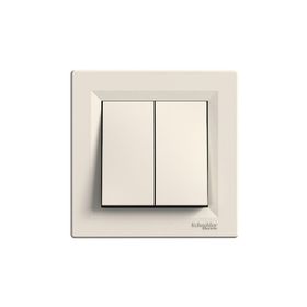 Schneider EPH0300123 Asfora Krem Çerçeveli Komütatör
