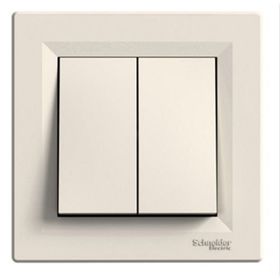 Schneider EPH0300123 Asfora Krem Çerçeveli Komütatör