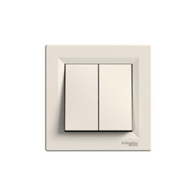 Schneider EPH0300123 Asfora Krem Çerçeveli Komütatör