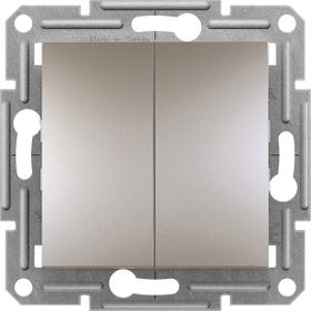 Schneider EPH0300169 Asfora Bronz Çerçevesiz Komütatör