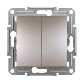 Schneider EPH0300169 Asfora Bronz Çerçevesiz Komütatör