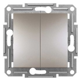 Schneider EPH0300169 Asfora Bronz Çerçevesiz Komütatör
