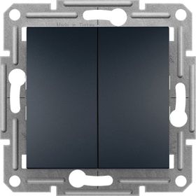 Schneider EPH0300171 Asfora Antrasit Çerçevesiz Komütatör