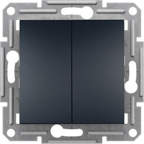Schneider EPH0300171 Asfora Antrasit Çerçevesiz Komütatör