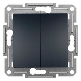 Schneider EPH0300171 Asfora Antrasit Çerçevesiz Komütatör