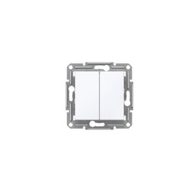 Schneider EPH0370121 Asfora Beyaz Çerçevesiz Komütatör