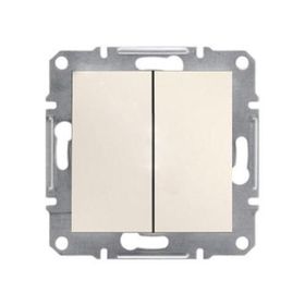 Schneider EPH0370123 Asfora Krem Çerçevesiz Komütatör