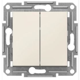 Schneider EPH0370123 Asfora Krem Çerçevesiz Komütatör