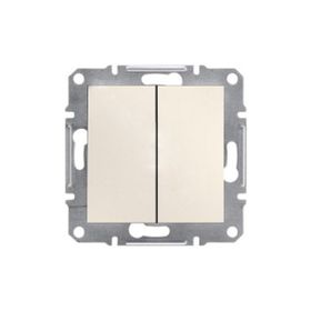 Schneider EPH0370123 Asfora Krem Çerçevesiz Komütatör