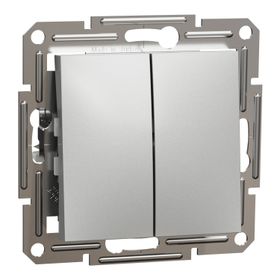 Schneider EPH0600161 Asfora Plus İkili Çerçevesiz Vidasız Alüminyum Vavien