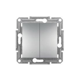 Schneider EPH0600161 Asfora Plus İkili Çerçevesiz Vidasız Alüminyum Vavien