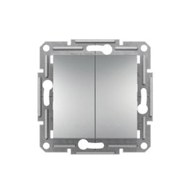 Schneider EPH0600161 Asfora Plus İkili Çerçevesiz Vidasız Alüminyum Vavien