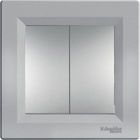 Schneider EPH0600161 Asfora Plus İkili Çerçevesiz Vidasız Alüminyum Vavien