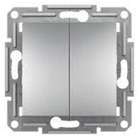 Schneider EPH0600161 Asfora Plus İkili Çerçevesiz Vidasız Alüminyum Vavien