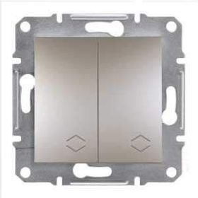 Schneider EPH0600169 İkili Asfora Bronz Çerçevesiz Vavien