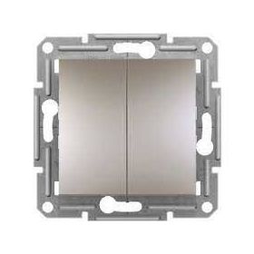 Schneider EPH0600169 İkili Asfora Bronz Çerçevesiz Vavien