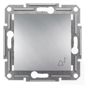 Schneider EPH0800161 Asfora Plus Alüminyum Çerçevesiz Vidasız Zil İşaretli Liht Buton