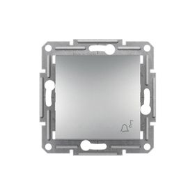Schneider EPH0800161 Asfora Plus Alüminyum Çerçevesiz Vidasız Zil İşaretli Liht Buton