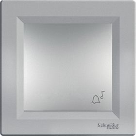 Schneider EPH0800161 Asfora Plus Alüminyum Çerçevesiz Vidasız Zil İşaretli Liht Buton
