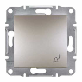 Schneider EPH0800169 Asfora Bronz Zil İşaretli Çerçevesiz Light Anahtar