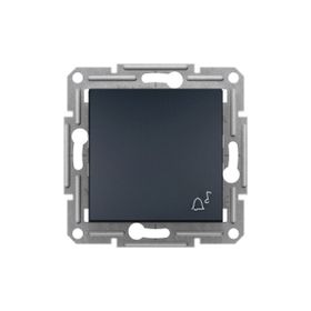 Schneider Eph0800171 Asfora Antrasit Zil İşaretli Çerçevesiz Liht Anahtar