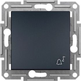 Schneider Eph0800171 Asfora Antrasit Zil İşaretli Çerçevesiz Liht Anahtar