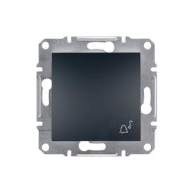 Schneider Eph0800171 Asfora Antrasit Zil İşaretli Çerçevesiz Liht Anahtar