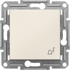 Schneider Eph0870123 Asfora Krem Zil İşaretli Çerçevesiz Liht Anahtar