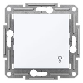 Schneider EPH0970121 Asfora Beyaz Çerçevesiz Işıklı Light