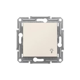 Schneider EPH0970123 Asfora Krem Işık İşaretli Çerçevesiz Light Anahtar