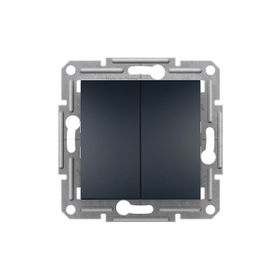 Schneider EPH1100171 Asfora Plus Çerçevesiz Vidasız Antrasit Liht Komütatör