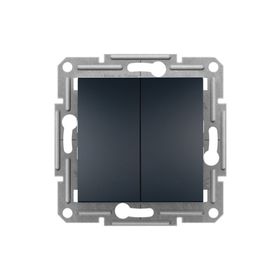 Schneider EPH1100171 Asfora Plus Çerçevesiz Vidasız Antrasit Liht Komütatör