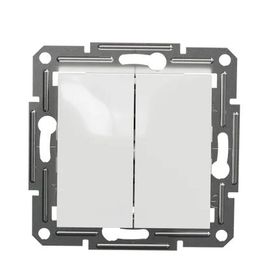 Schneider EPH1170121 Asfora Beyaz Komütatör Light Yaylı Anahtar Çerçevesiz