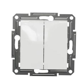 Schneider EPH1170121 Asfora Beyaz Komütatör Light Yaylı Anahtar Çerçevesiz