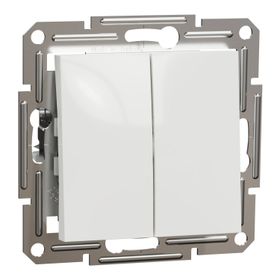 Schneider EPH1170121 Asfora Vidasız Beyaz Çerçevesiz Komütatör Liht Buton