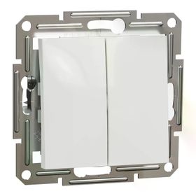 Schneider EPH1170121 Asfora Vidasız Beyaz Çerçevesiz Komütatör Liht Buton