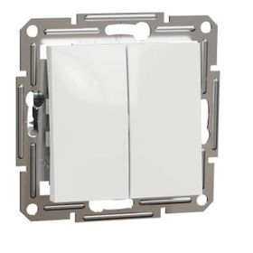 Schneider EPH1170121 Asfora Vidasız Beyaz Çerçevesiz Komütatör Liht Buton