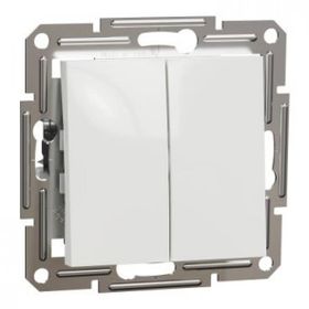 Schneider EPH1170121 Asfora Vidasız Beyaz Çerçevesiz Komütatör Liht Buton